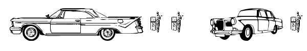Old Car font