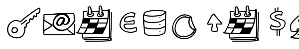 Peax Drawn Icons font