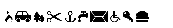 Pictogramz font preview