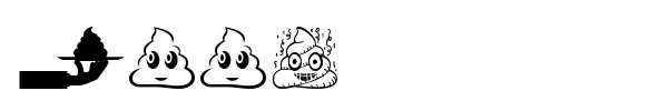 Poop font