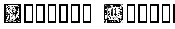 Postage Stamps font