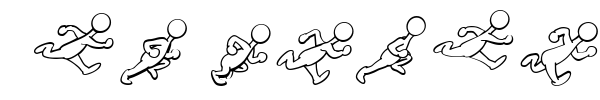 Preston Blair Run font