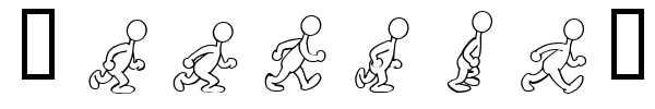Preston Blair Walk font