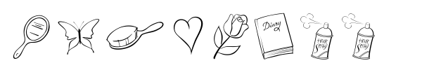 Princess BV font preview