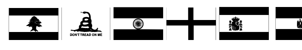 Raise Your Flag font