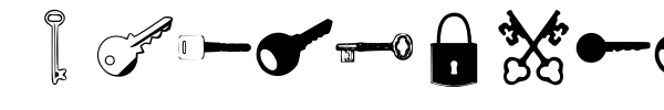 Samys Keys'N'Keys font preview