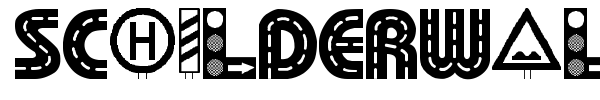 Schilderwald font