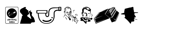 Smoking font
