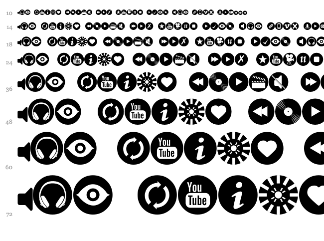 sTmedia font waterfall