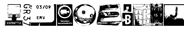Tajunnan Tuolla Puolen font