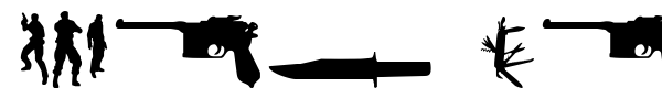 The Shooter font