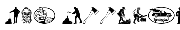 The Woodcutter font