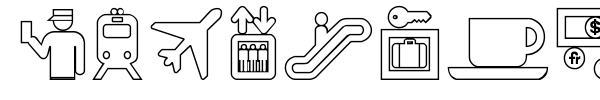 Travelcons font
