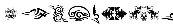 TTF Tattoef font