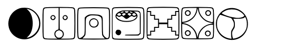 Tzolkin font