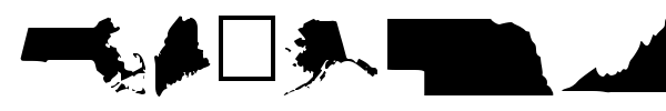 US-Bats font