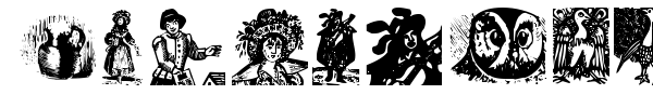 Was Woodcuts font