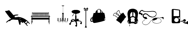 WC Sold Out D Bta font preview