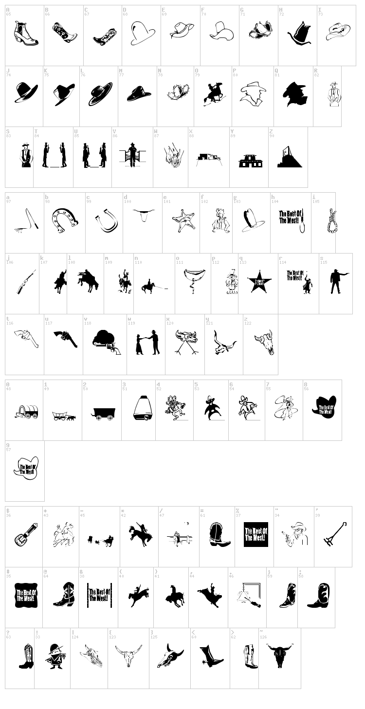 We Love Americas Wisdom font map