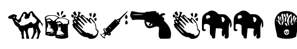 Whatsapp emoticons font