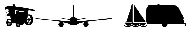 WM Transport 1 font