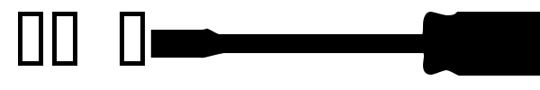 WM Tools 1 font
