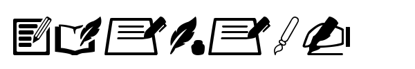 Writing font