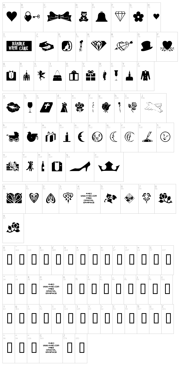 4yeoval font map