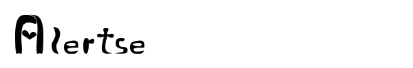 Alertse font