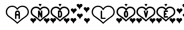 And Love st font