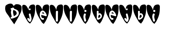 Djellibejbi font