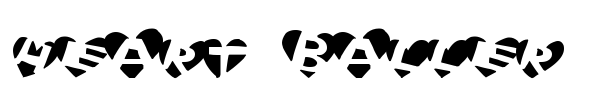 Heart Baller font