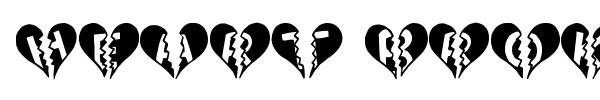 Heart Broken font