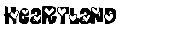 Heartland font
