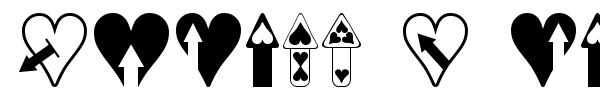 Hearts n Arrows font