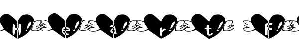 Heart Font font