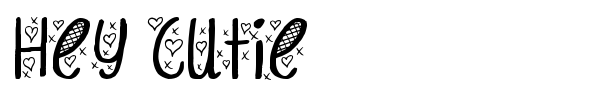 Hey Cutie font