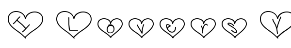 I Lovers You font