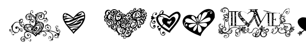 KG Heart Doodles font