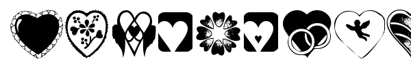 KR Heartiness font