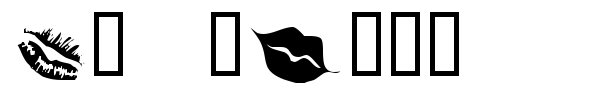 KR Lippy font