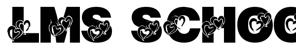 LMS School Girl Crush font
