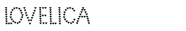 Lovelica font preview