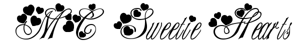 MC Sweetie Hearts font