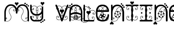 My Valentine Now St font