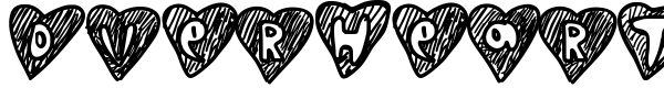 Overhearts font