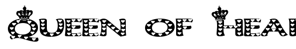 Queen of Hearts font