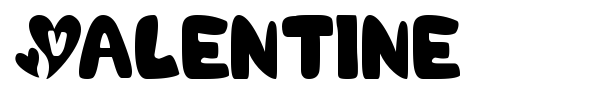 Valentine font preview