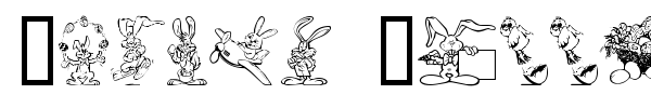 Easter Bunny font