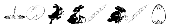 Eastereggs font